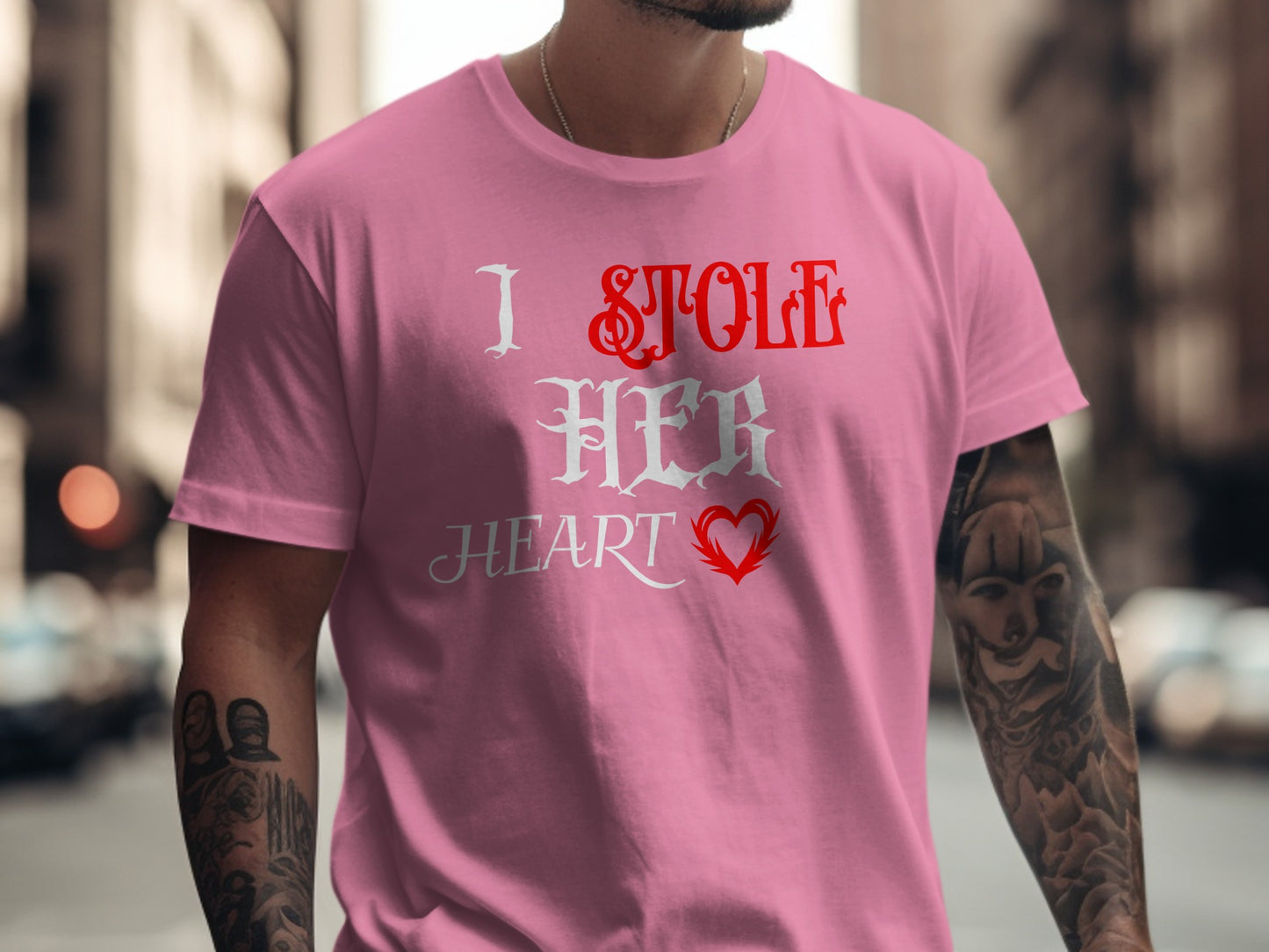 I Stole Her Heart Graphic Printed T-shirt product