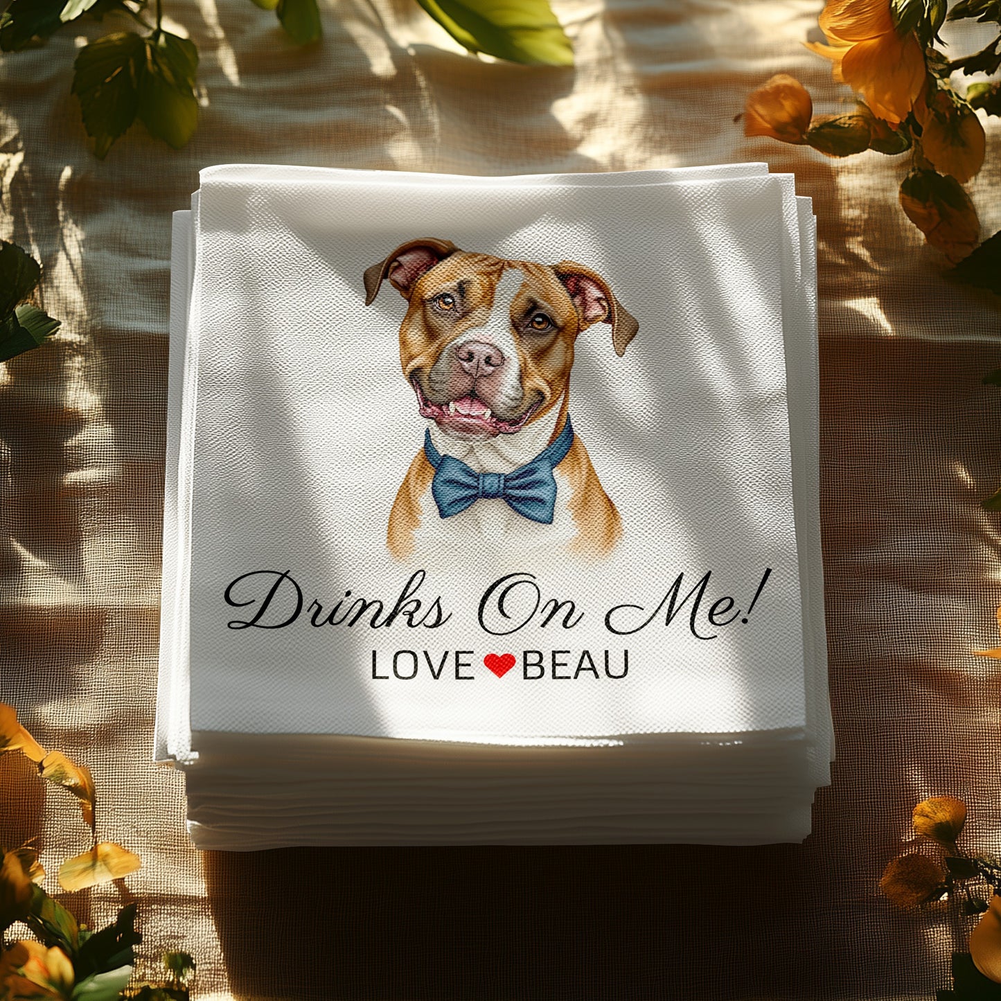 Drinks On Me Love Beau Napkin product
