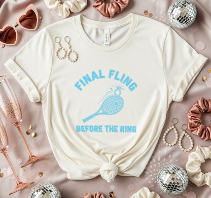 Final Fling Before The Ring Graphic Tee product type
