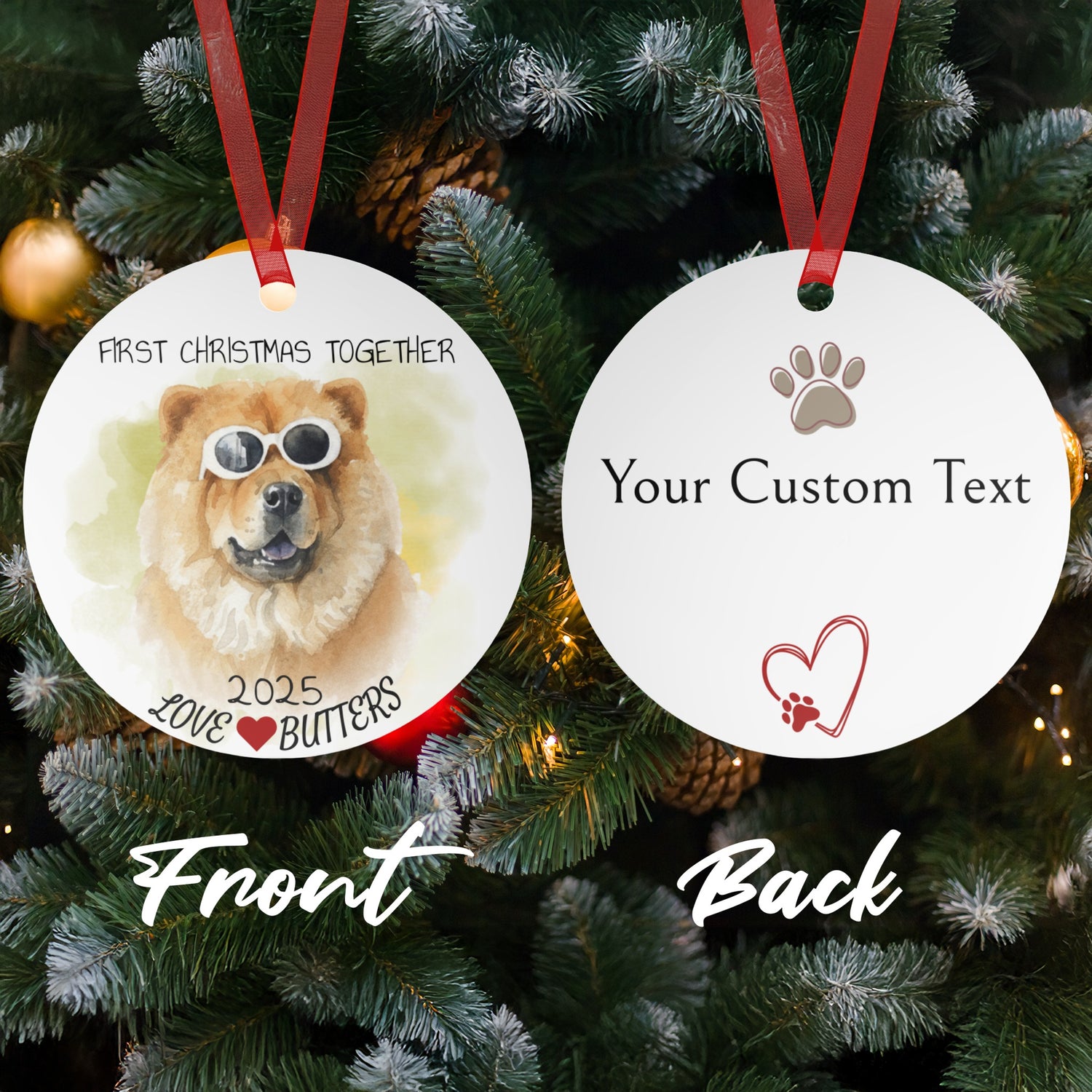 First Christmas Together Personalized Ornament product type