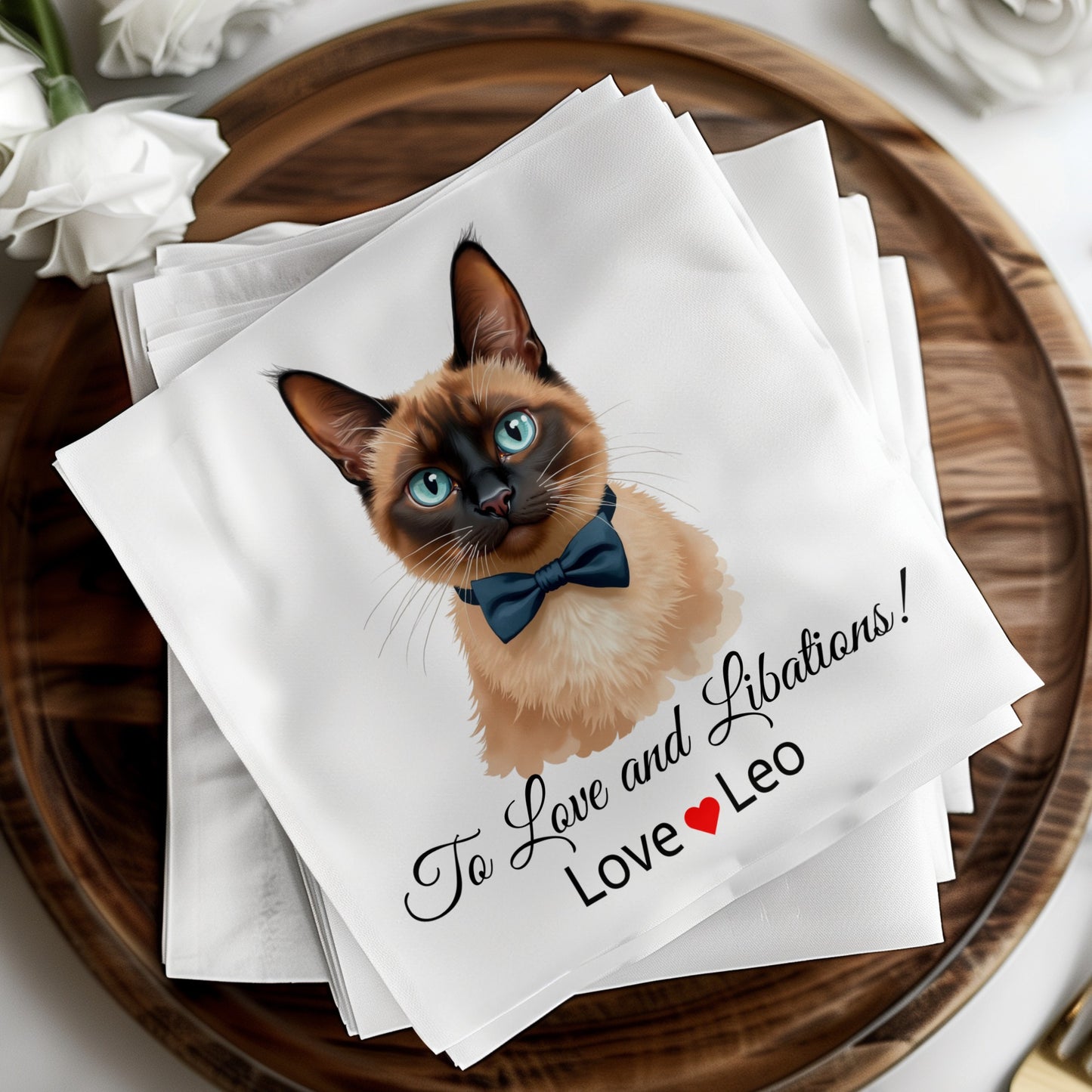 Customizable Wedding E Napkins