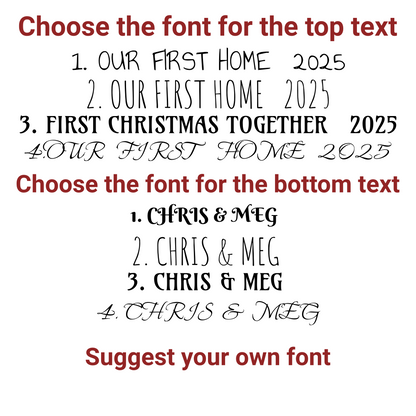 Personalized Text Choose Your Font Product