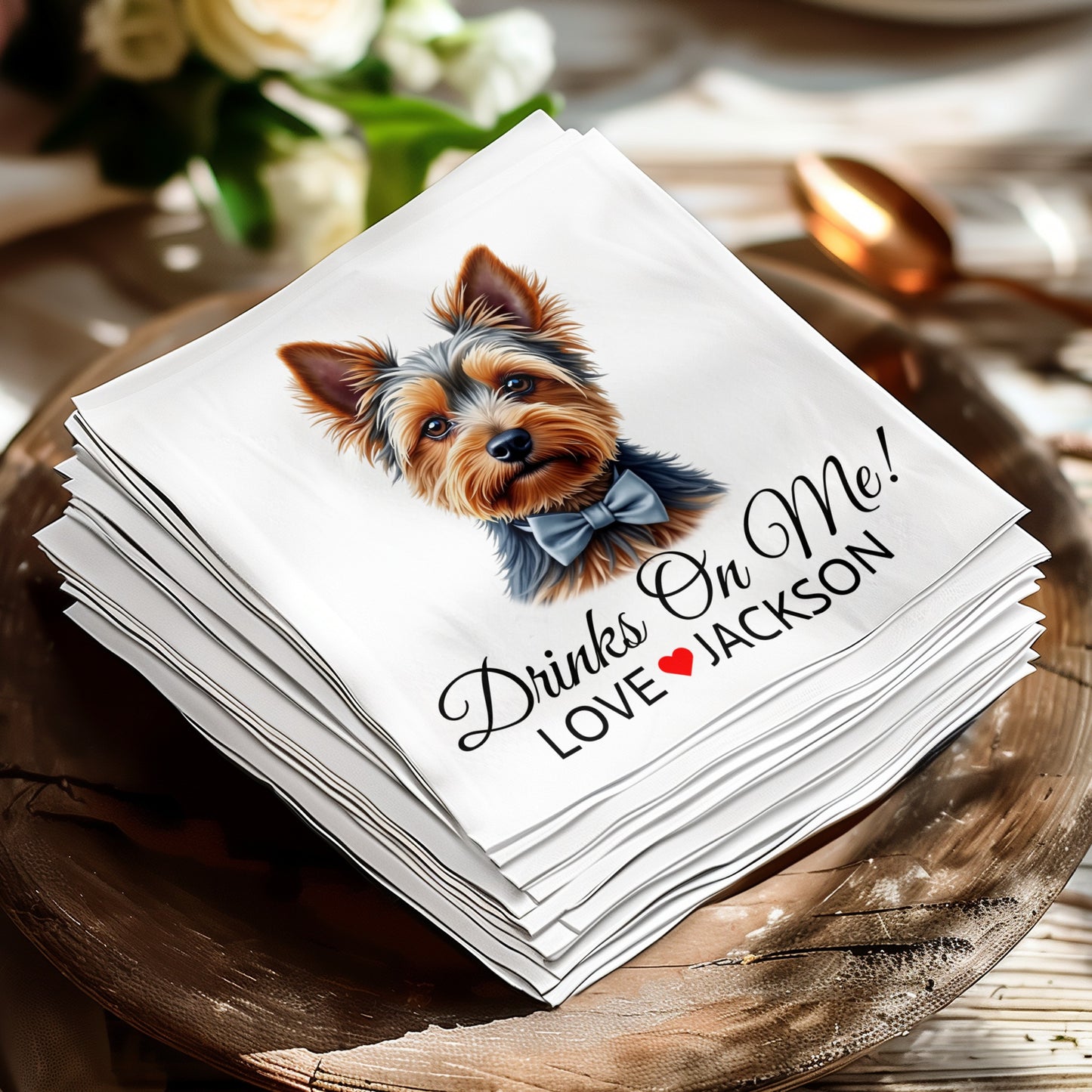 Customizable Wedding TQ Napkins