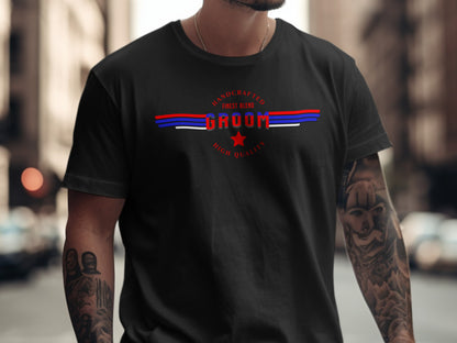 High Quality Handcrafted Groom Finest Blend T-shirt Product