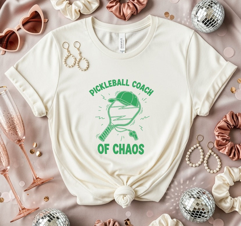 Pickleball Coach of Chaos Graphic T-Shirt product type