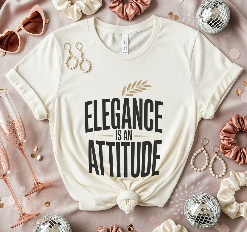 Elegance Is An Attitude Graphic Tee product type