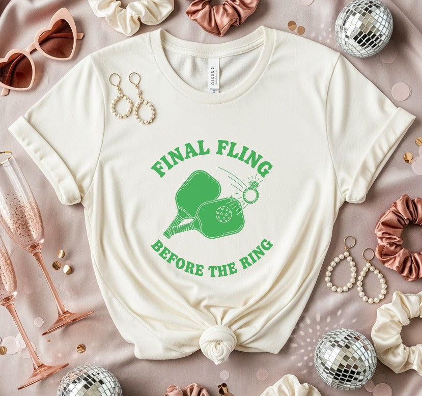 Final Fling Before The Ring Graphic T-Shirt product type