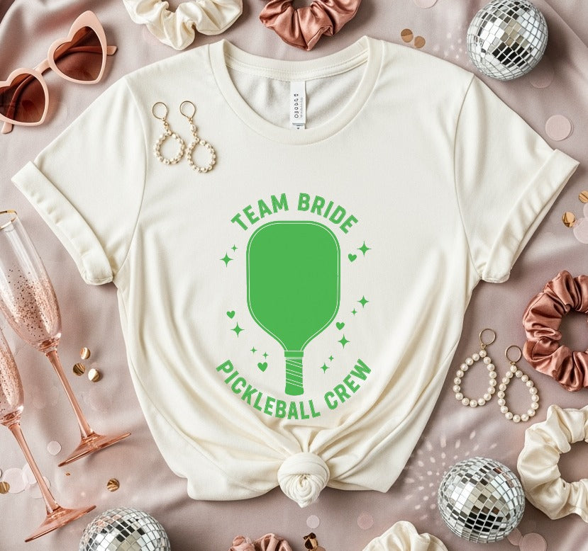 Team Bride Pickleball Crew T-shirt product