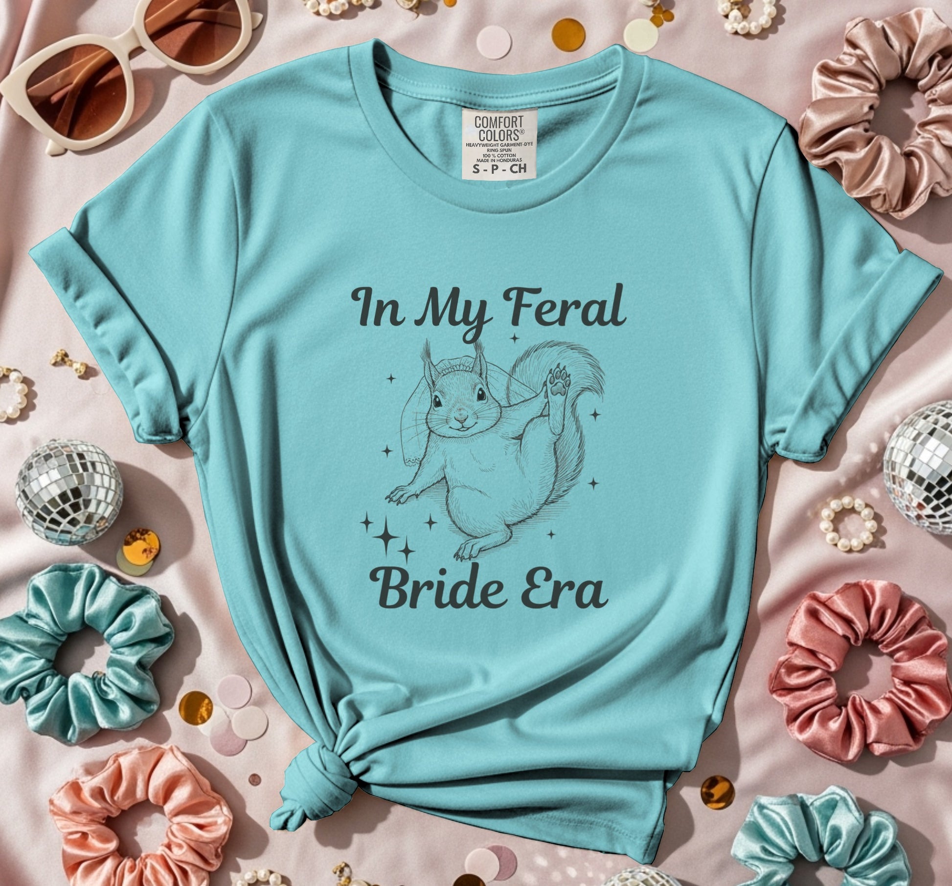 In My Feral Bride Era Blue Graphic Tee
