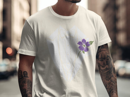 Stylish Floral Graphic Print Tee Shirt Product Type