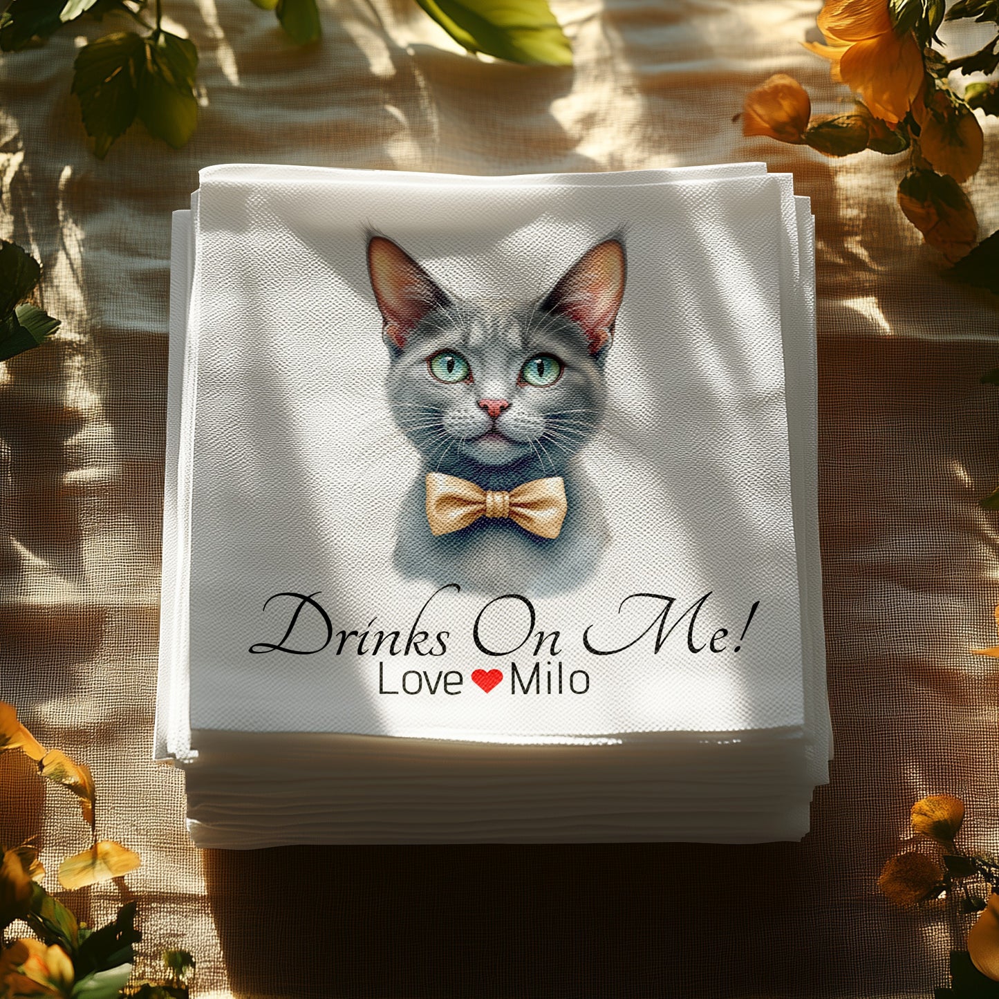 Customizable Wedding D Napkins