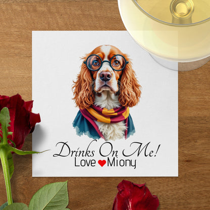 Customizable Wedding W Napkins