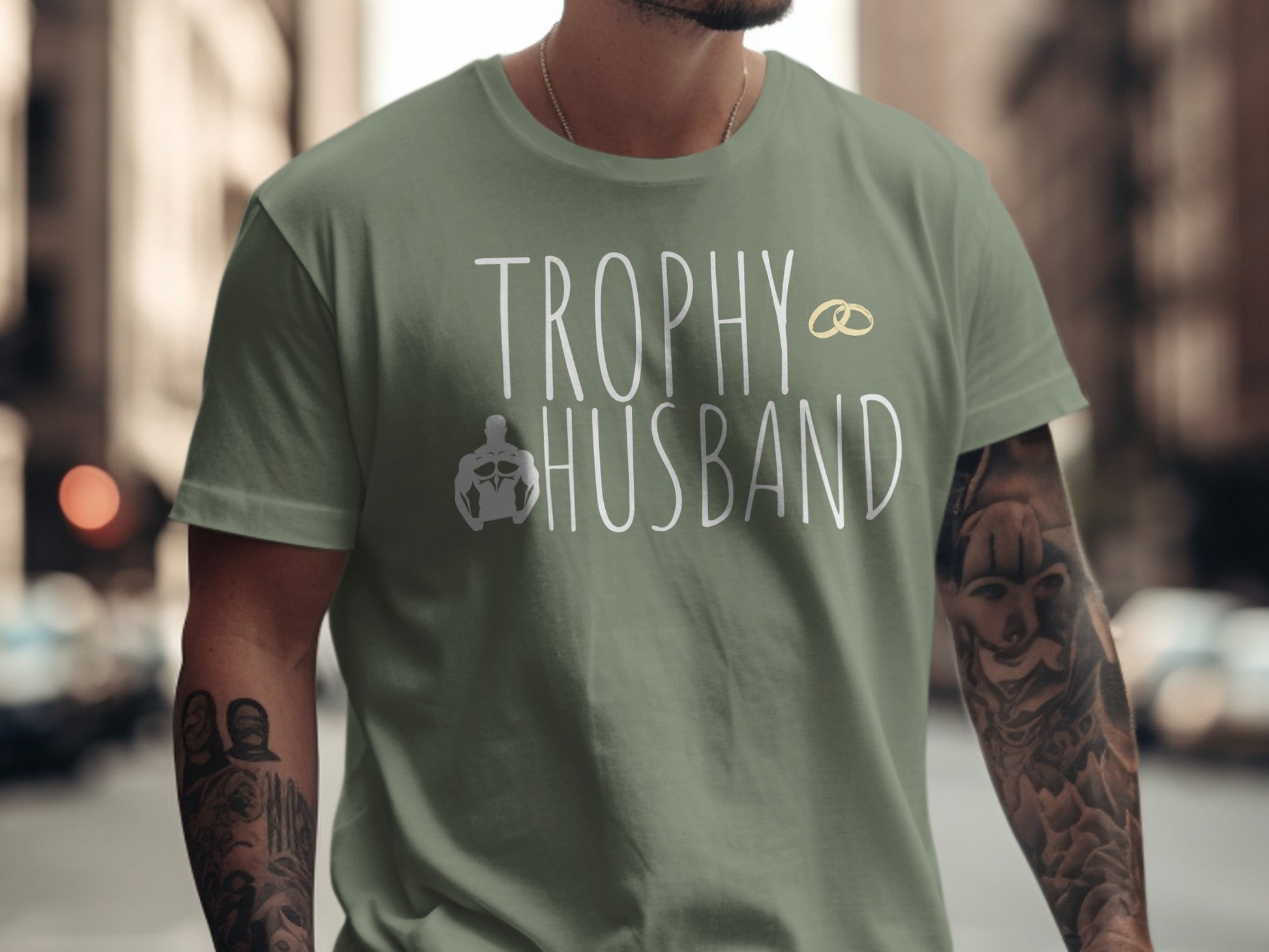 Trophy Husband Graphic T-Shirt for Men product