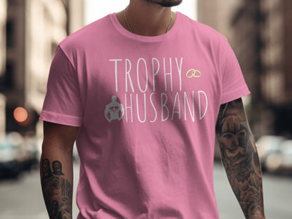 Funny Trophy Husband Graphic Tee Shirt product