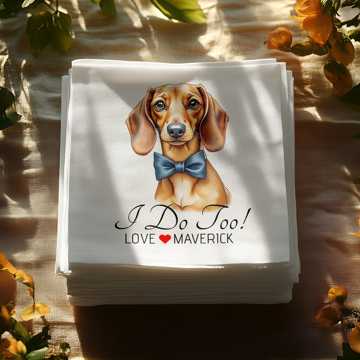 Customizable Wedding QT Napkins