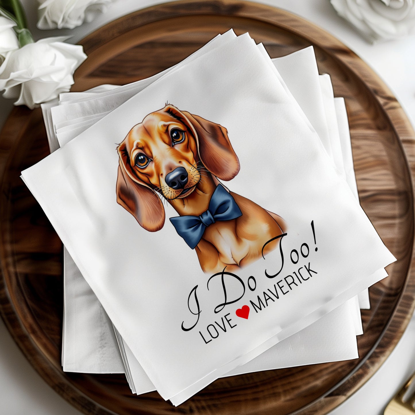 Customizable Wedding QT Napkins