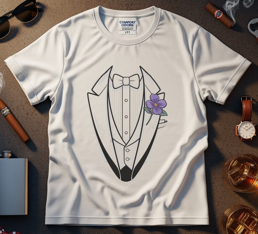 Stylish Tuxedo Graphic Design T Shirt Fashion Product
