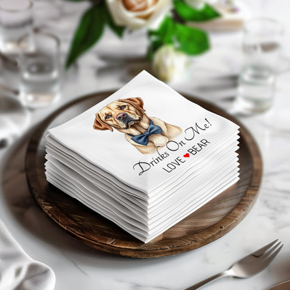 Customizable Wedding X Napkins