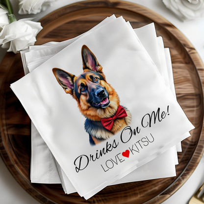 Customizable Wedding J Napkins