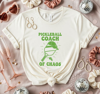 Pickleball Coach of Chaos Graphic Tee product