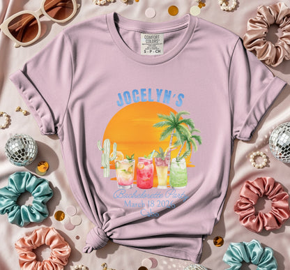 Jocelyn's Bachelorette Party custom T-shirt product type
