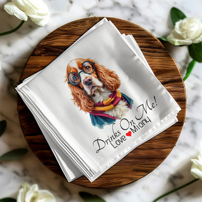 Customizable Wedding W Napkins