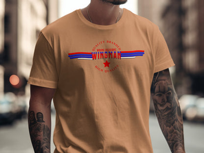 Wingman High Quality Bold Design T-Shirt product type