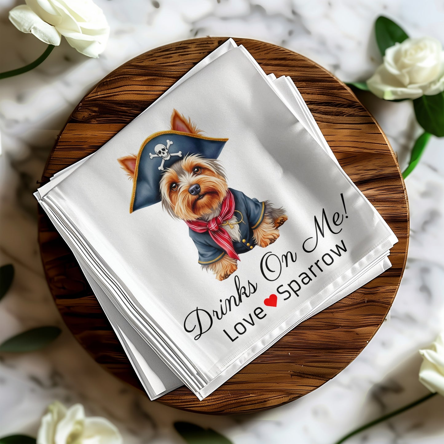 Customizable Wedding K Napkins