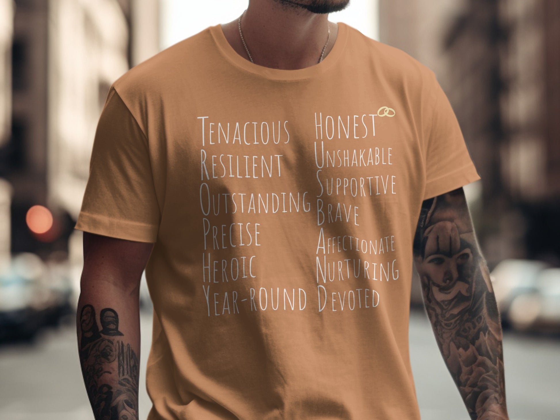 Inspiring Tenacious Honest Brave Nurturing Devoted T-shirt