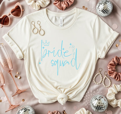 Bride Squad Shirt with Cute Design product type