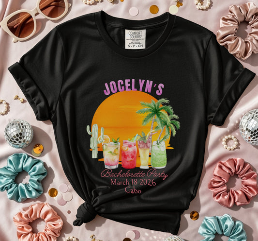 Jocelyn's Bachelorette Party Cabo Custom T-shirt product