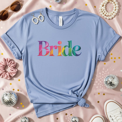 Colorful Bride Graphic Tee Fun Gift Idea product