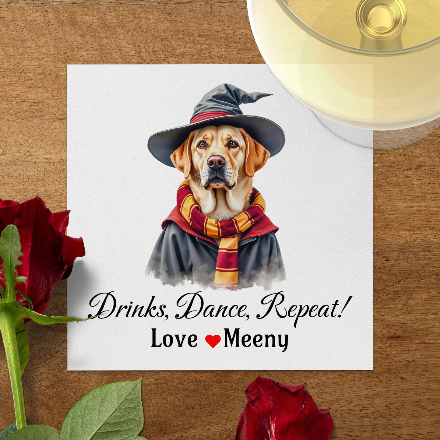 Customizable Wedding V Napkins