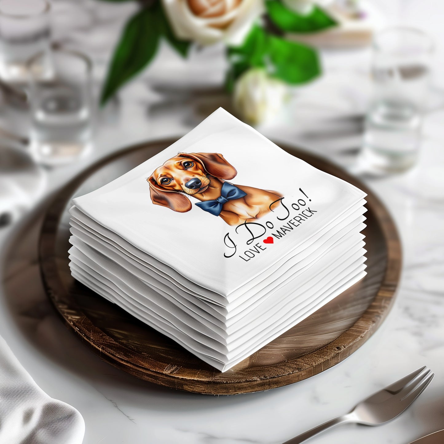 Customizable Wedding QT Napkins