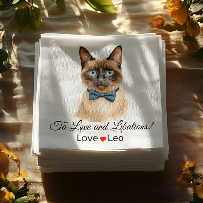 Customizable Wedding E Napkins