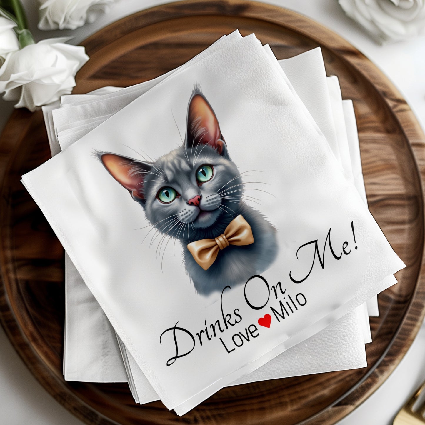 Customizable Wedding D Napkins