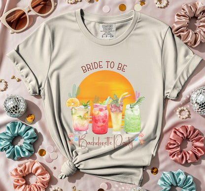 Bride to Be Bachelorette Party Sunset Design product type