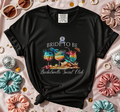 Bride to Be Bachelorette Social Club T-shirt product type