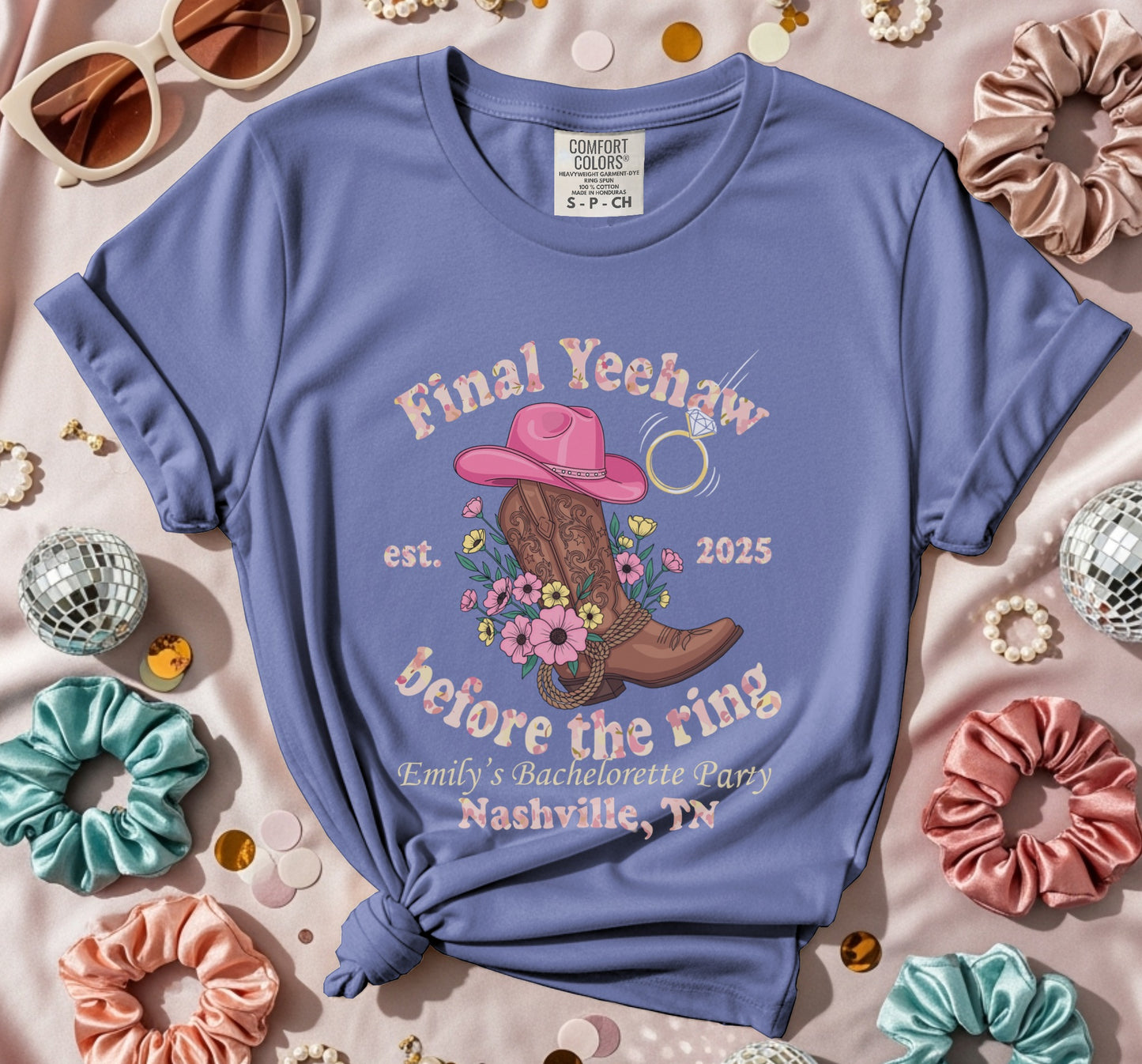 Final Yeehaw Before The Ring Bachelorette Party Shirt