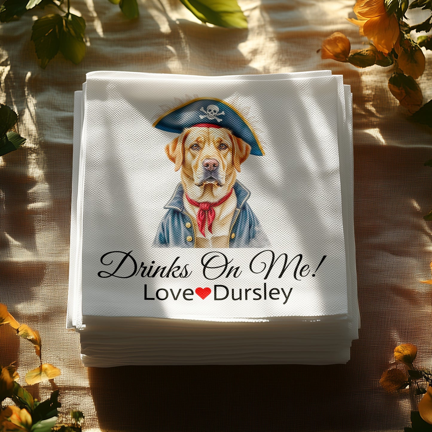 Customizable Wedding N Napkins