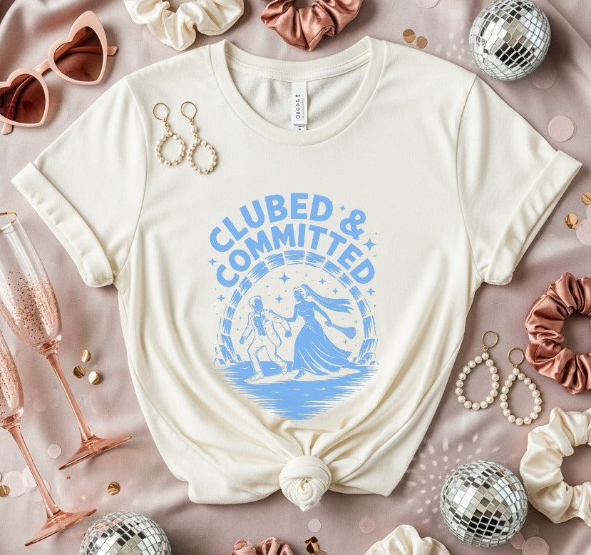 Clubed & Committed Graphic Fashion Tee product