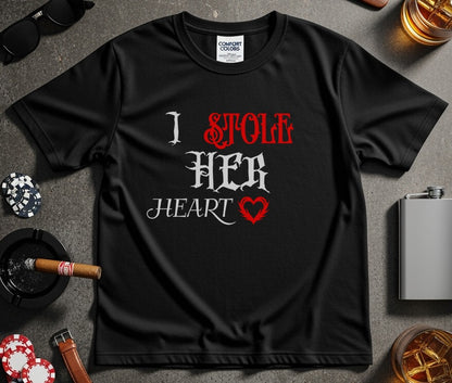 I Stole Her Heart Graphic Printed T-Shirt product