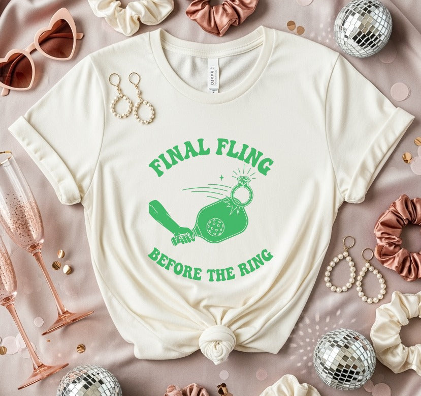 Final Fling Before The Ring T-Shirt product