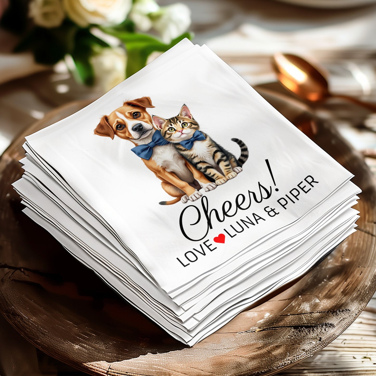 Customizable Wedding R Napkins