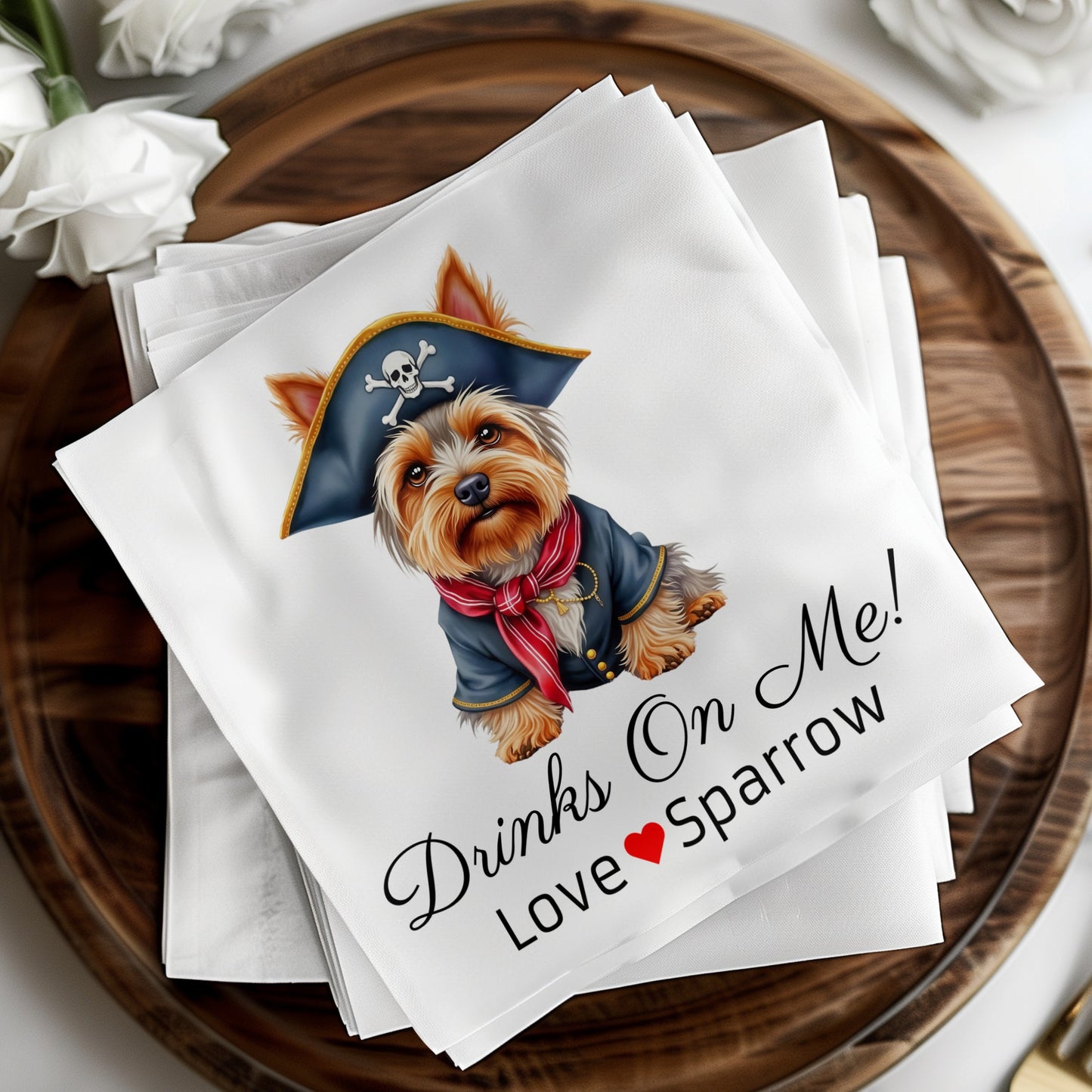 Customizable Wedding K Napkins