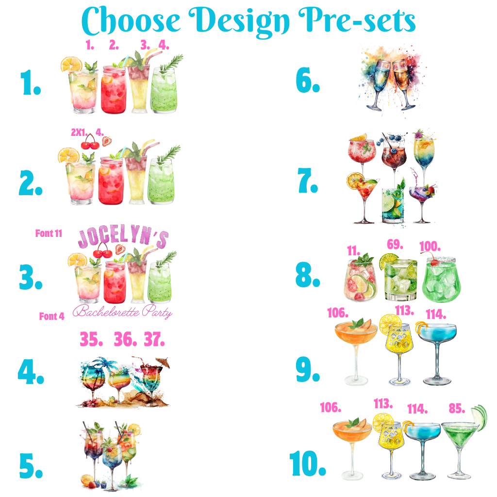 Customizable Cocktail Party Design Sets product type