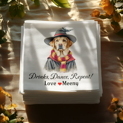 Customizable Wedding V Napkins