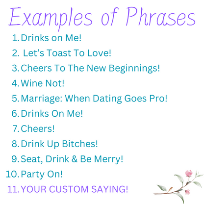 Personalized Foil Stamped Wedding Napkins