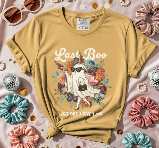 Last Boo Before I Say I Do! T-Shirt