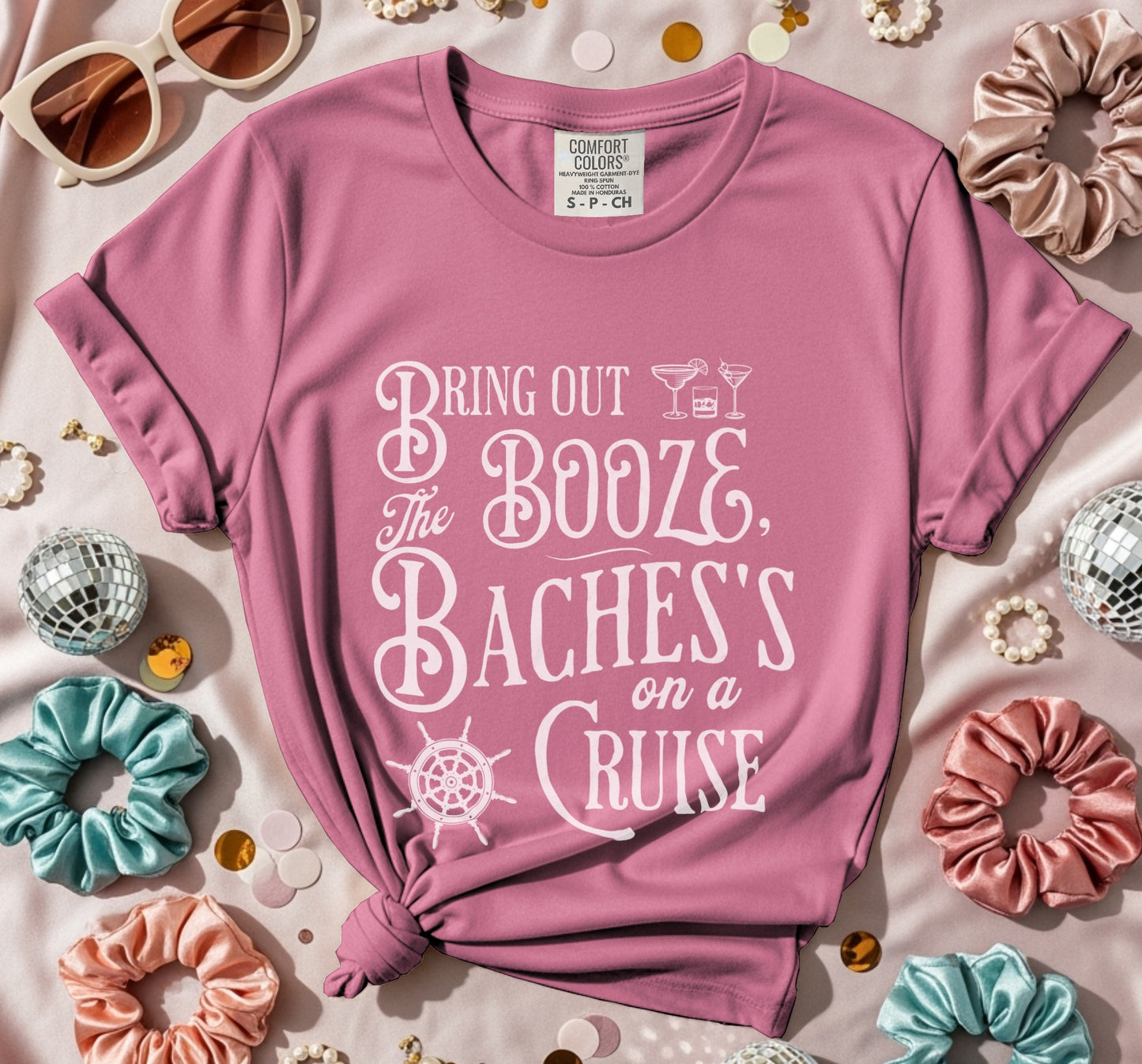 The Booze Bachelorette Cruise T-shirt